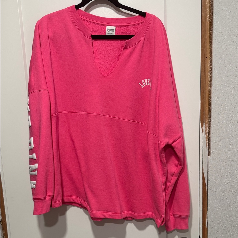 Victoria's Secret PINK Fuchsia Pullover
